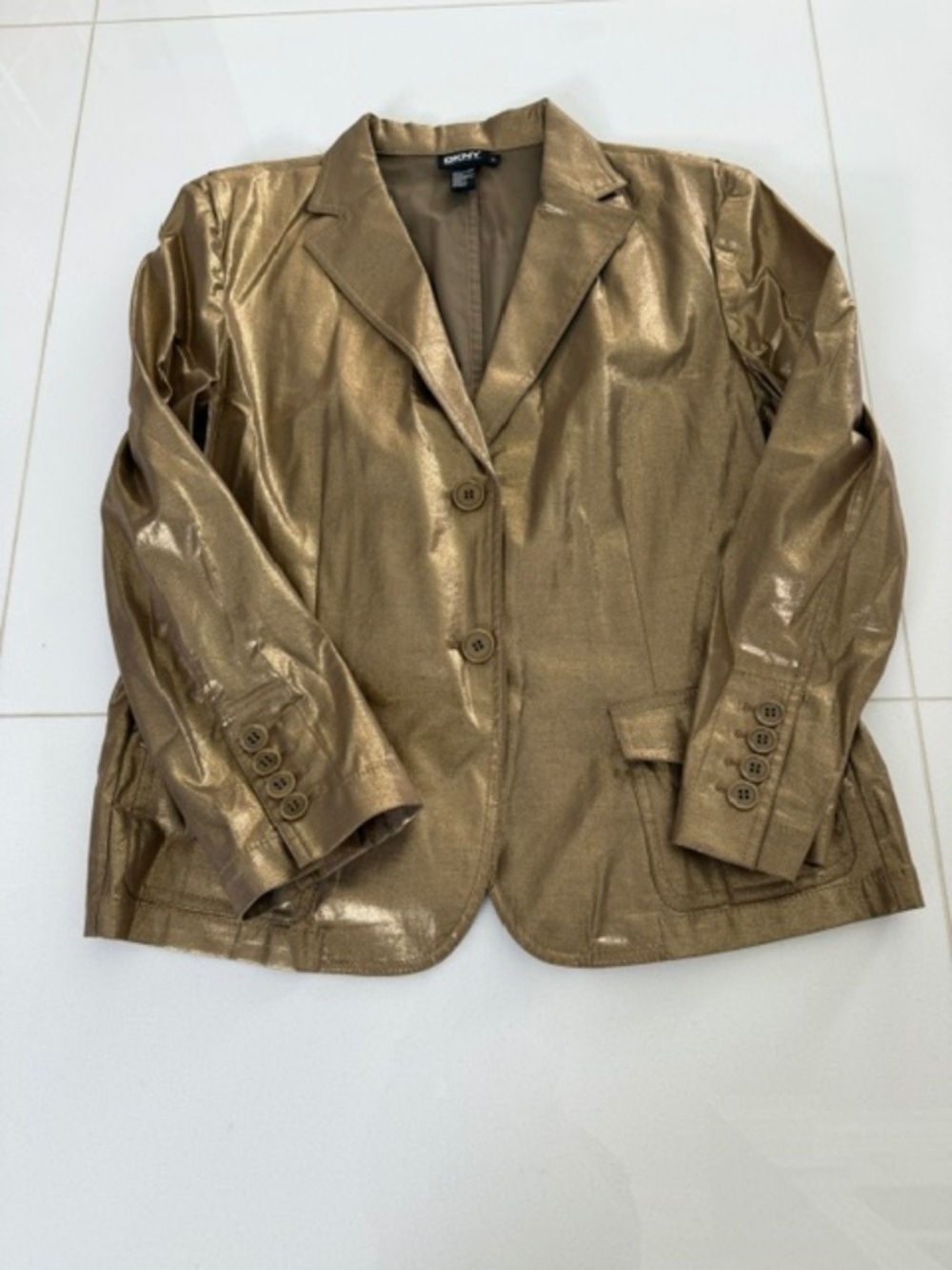 Gold Blazer Jacket